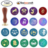 1PC Wolf Wax Seal Stamp 30mm Wedding Party Invitation Stamp