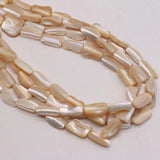 Yellow Shell Beads 10x15mm for DIY Jewelry Making