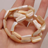 Yellow Shell Beads 10x15mm for DIY Jewelry Making