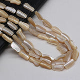 Yellow Shell Beads 10x15mm for DIY Jewelry Making