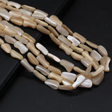 Yellow Shell Beads 10x15mm for DIY Jewelry Making