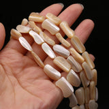 Yellow Shell Beads 10x15mm for DIY Jewelry Making