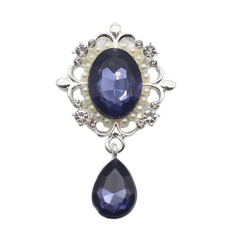 10pcs Alloy OvalWater Drop Pendant for DIY Invitation Card Decoration