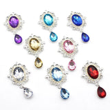 10pcs Alloy OvalWater Drop Pendant for DIY Invitation Card Decoration