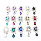 10pcs Alloy OvalWater Drop Pendant for DIY Invitation Card Decoration