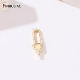 14K Plated Brass Metal Lobster Clasps for Jewelry Making DIY