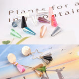 Geometric Glass DIY Earrings Necklace Beads