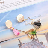 Geometric Glass DIY Earrings Necklace Beads