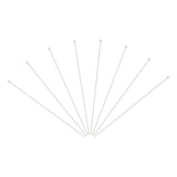 130pcs Silver Plated Brass Ball Head Pins for DIY Jewelry Making