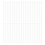 130pcs Silver Plated Brass Ball Head Pins for DIY Jewelry Making