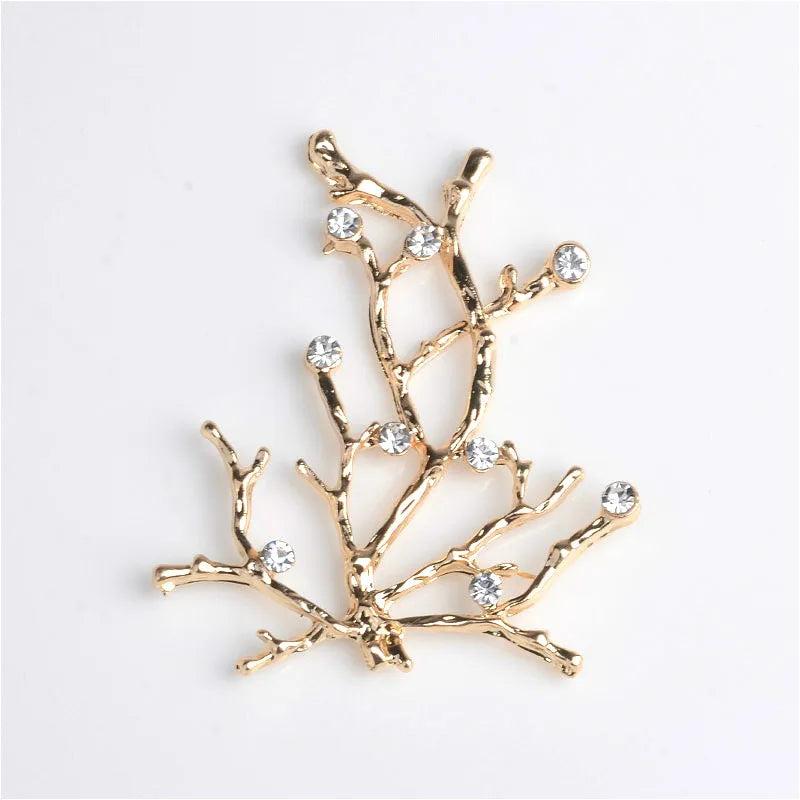 10 Pcs Rhinestone Tree Branch Wedding Hair Accessories