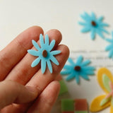 Retro Spring Series Resin Earrings DIY Jewelry Accessories