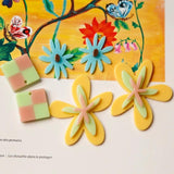 Retro Spring Series Resin Earrings DIY Jewelry Accessories