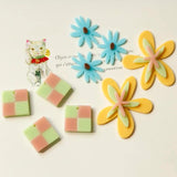 Retro Spring Series Resin Earrings DIY Jewelry Accessories