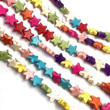 Turquoise Five-pointed Star Stone Beads for DIY Jewelry Making