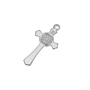 2PCS 28x52mm Cross Charms Antique Stainless Steel Pendant DIY Jewelry Making