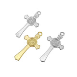 2PCS 28x52mm Cross Charms Antique Stainless Steel Pendant DIY Jewelry Making