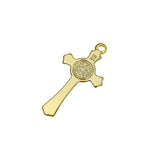 2PCS 28x52mm Cross Charms Antique Stainless Steel Pendant DIY Jewelry Making