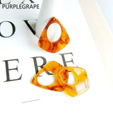 Minimalist Geometric Acrylic Earrings
