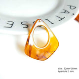 Minimalist Geometric Acrylic Earrings