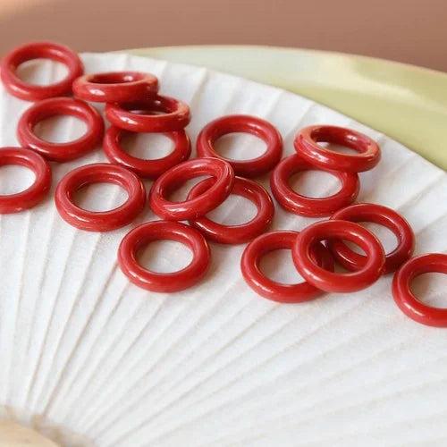 Playful Acrylic Circle Earrings DIY Accessory