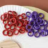 Playful Acrylic Circle Earrings DIY Accessory