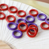 Playful Acrylic Circle Earrings DIY Accessory