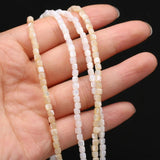 Square Shell Yellow Beads 3.5x3.5mm for Jewelry Making