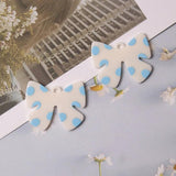 10 PCS Acrylic Bowknot Pendant Charms For DIY Earrings Necklace Making