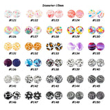 10Pcs 15MM Leopard Round Silicone Beads Jewelry Necklace Making
