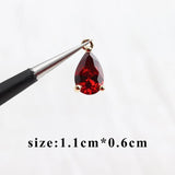 18K Plated Zircon Pendant for DIY Jewelry Making Accessories
