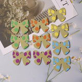 10 PCS Acrylic Bowknot Pendant Charms For Jewelry Making