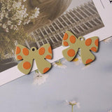 10 PCS Acrylic Bowknot Pendant Charms For Jewelry Making