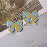 10 PCS Acrylic Bowknot Pendant Charms For Jewelry Making
