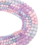 Natural Morganite Beads Round Jaspers Agates Spacer Bead DIY Charm Bracelet