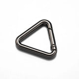 5Pcs Spring Coil Triangle Clip Adjustment Buckle Keychain Snap Hook