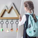 250Pcs Keychain Rings Jump Rings Screw Eye Pins for DIY Keychain Crafts