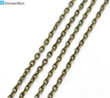 Textured Link Chain 4x2.5mm 0.7mm Thick