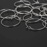 20pcs Stainless Steel Hoops for Earring Jewelry Making