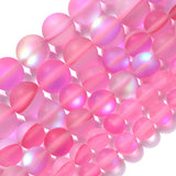 Pink Moonstone Round Beads Bulk 6-10MM