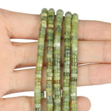 4x4x2mm Green Jades Beads Flat Round Loose Beads 15''