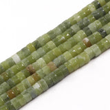 4x4x2mm Green Jades Beads Flat Round Loose Beads 15''