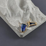 18k Plated Copper Zircon Jewelry Accessories, DIY Earrings Making, 10pcs