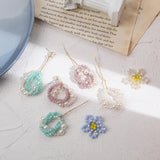 Crystal Pearl Woven Hair Accessories 2pcs