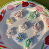 Crystal Pearl Woven Hair Accessories 2pcs