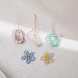 Crystal Pearl Woven Hair Accessories 2pcs
