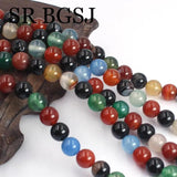 Mixed Agat Loose Stone Beads For DIY Jewelry Bracelet Necklace