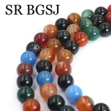 Mixed Agat Loose Stone Beads For DIY Jewelry Bracelet Necklace