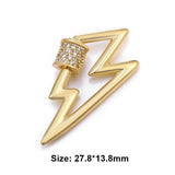 DIY Hanging Chain Fastener Locket Carabiner Screw Lock Clasp For Jewelry Making