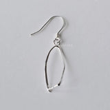 Sterling Silver Fish Hook Ear Wires with Pinch Bails - DIY Jewelry Making